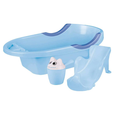 Набор для купания с ванной, горкой и ковшом Альтернатива М6837